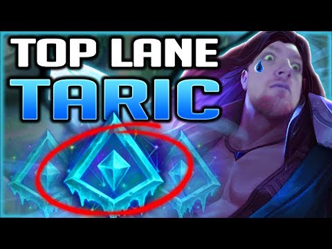 GLACIAL AUGMENT RUNE LETS ME 3V1?!? NEW TOP LANE TARIC GAMEPLAY! - Season 8