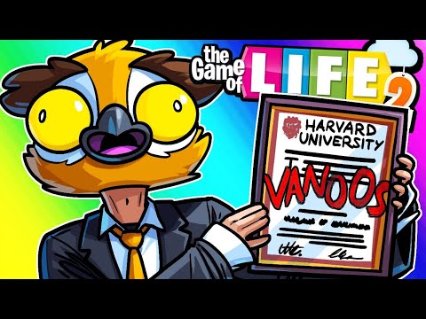 The Game of Life 2 - Making Fake LinkedIn Profiles! (Funny Moments)