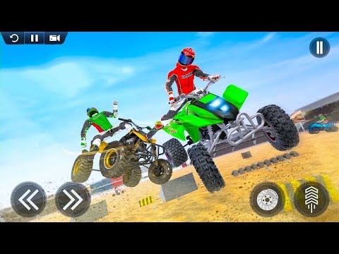 ATV Quad Bikes Demolition Crash Shooting Derby Racing Simulator - Android Gameplay