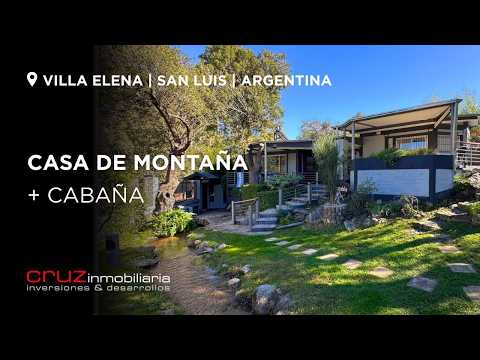 Casa + Cabaña de Montaña en venta - Reserva Natural de VILLA ELENA, Cortaderas, San Luis