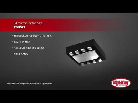 STMicroelectronics TSB572 OpAmps | Digi-Key Daily