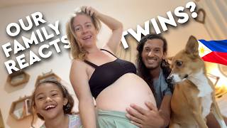 17 Weeks Pregnant in PHILIPPINES 🇵🇭 Telling our family. REACTION