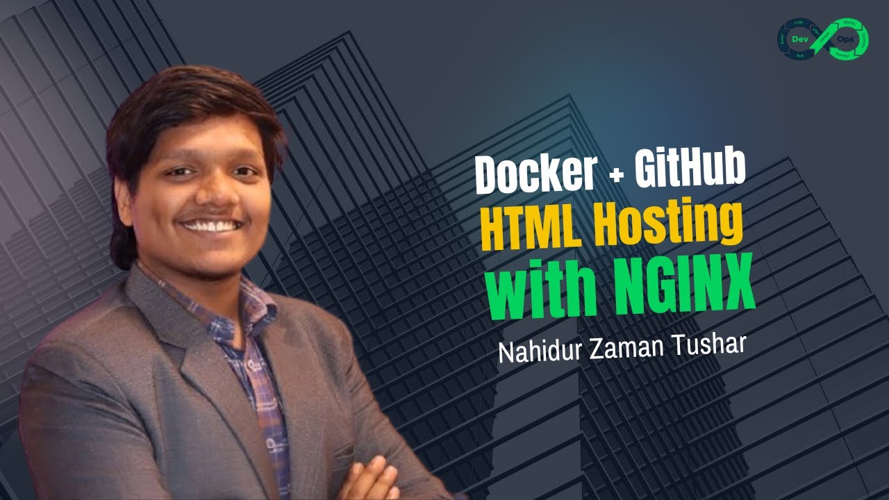 Docker + GitHub Deployment | HTML Hosting with NGINX