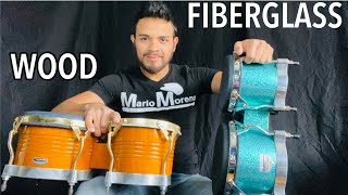 Lp Matador Fiberglass & Wood Bongos REVIEW - (Spanglish)