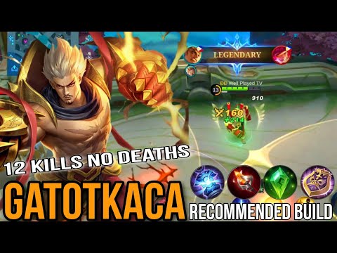Immortal Gatotkaca Gameplay - Recommended Damage Build ` MLBB