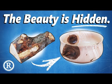 Turn a Firewood Bowl on a Cheap Lathe