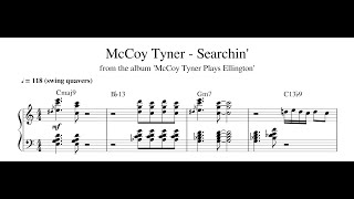 McCoy Tyner - Searchin' - Piano Transcription (Sheet Music in Description)