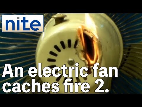 【nite-ps】Electric fan:3.A fire starting from an internal component 2
