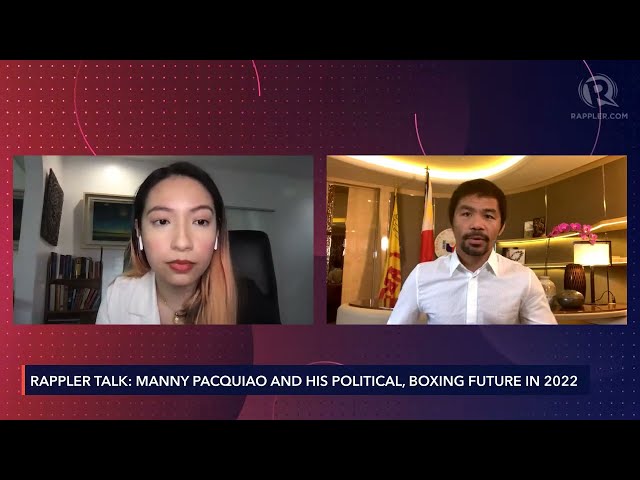 Manny Pacquiao not willing to run for vice president in 2022
