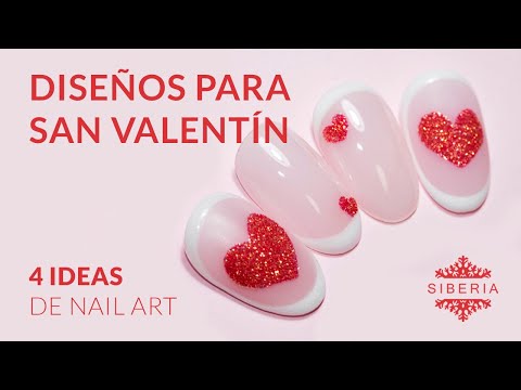 4 IDEAS DE MANICURA PARA SAN VALENTÍN | UÑAS SAN VALENTÍN ❤️