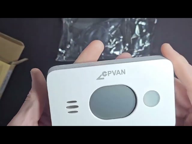 Vídeo relacionado con CPVAN Detector de Monóxido de Carbono 3 en 1, 10 Años CO Gas Alarma con Batería Reemplazable, Detector de CO con Temperatura y Humedad, Norma Europea EN50291