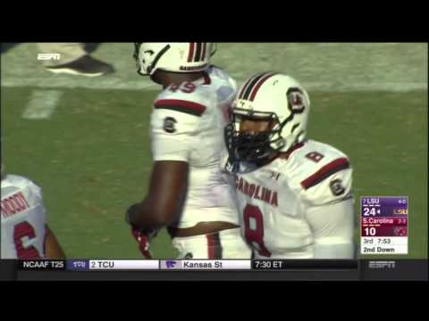 2015 USC vs LSU - Marquavius Lewis Sack