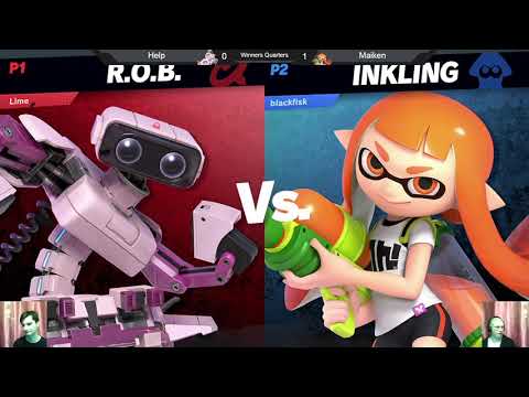 USK8 Winners Quarters - Help (Ice Climbers, ROB) vs Maiken (Inkling) - Smash Ultimate