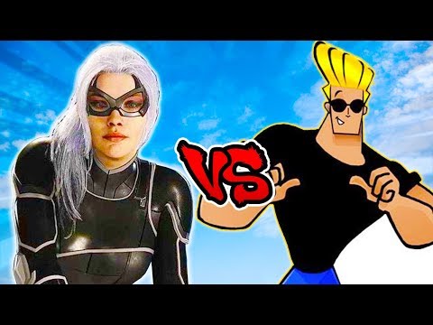 Black Cat Vs Johnny Bravo - Epic Battle - Left 4 dead 2 Gameplay (Left 4 dead 2 Custom Skin Mod)