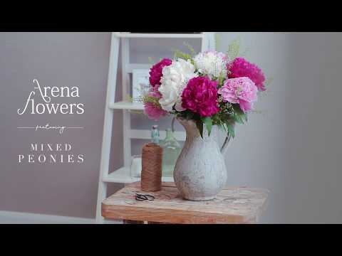 The Mixed Peonies Bouquet | Arena Flowers
