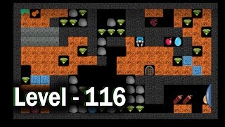 Diamond mine level 116 collected all 30 diamonds