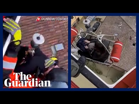 Italy floods: emergency services continue rescue efforts in flood-hit region