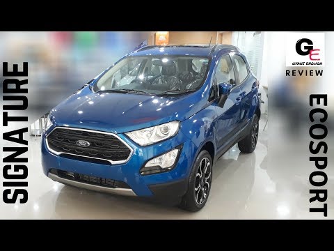 2018 Ford Ecosport Signature Edition with sunroof | detailed review | features | price | specs !!!! Video