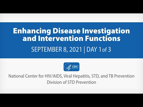 Enhancing Disease Investigation and Intervention Functions - Day 1 of 3