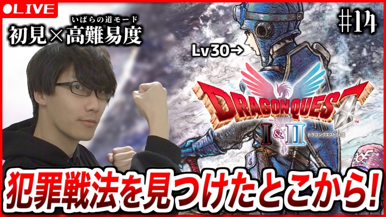 【ドラクエ1&2リメイク】犯罪戦法を見つけてしまった初見ハードモード！デルコンダル王から！(14) ※ネタバレ注意