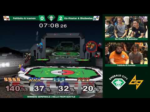 FatGoku & Iceman (Red) vs. Bladewise & Ka-Master (Blue) | SSBM-D WSF | EC5