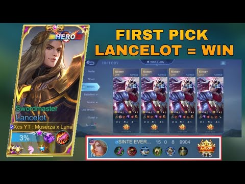NEW META LANCELOT IS BACK🔥! NO ONE CAN STOP ME! TOP GLOBAL LANCELOT - MLBB