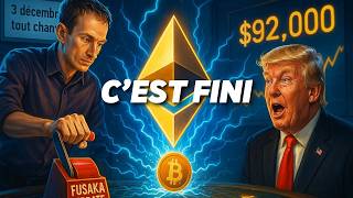 BITCOIN prend 8%, Ethereum prépare sa révolution avec FUSAKA