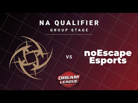Ninjas in Pyjamas vs noEscape Game 1 - DreamLeague S13 NA Qualifiers: Group Stage