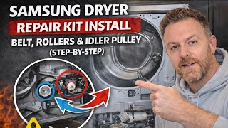 Samsung Dryer Repair Kit Install: Belt, Rollers & Idler Pulley (Step-by-Step)