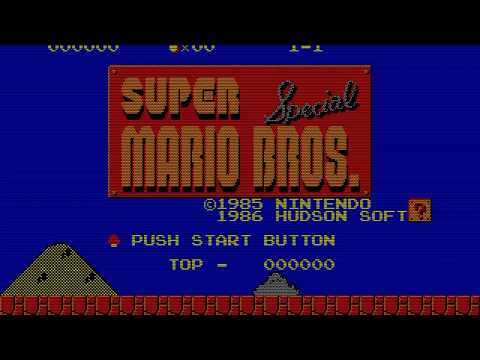 Super Mario Bros Special (PC-88) Really Retro