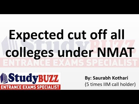 Expected cut off for all colleges under NMAT! Expected cut off for all colleges under NMAT!