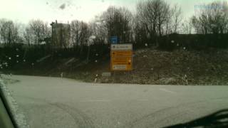 preview picture of video 'Hagel und Gewitter legen Verkehr auf der A96 bei Stetten lahm'