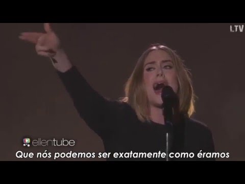 Adele - When We Were Young Legendado ( TheEllenShow ) |HD|