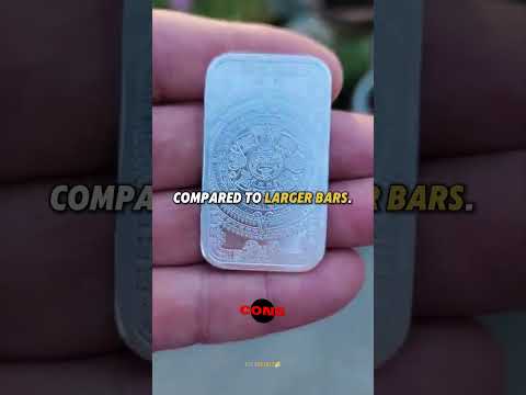 The Pros & Cons of 1 oz Silver Bars | 1 oz Silver Bars vs. Larger Bars