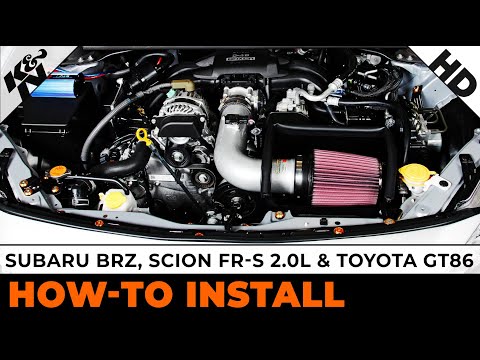 Subaru BRZ, Scion FR-S 2.0L & Toyota GT86 [#69-8619TS] Air Intake Installation