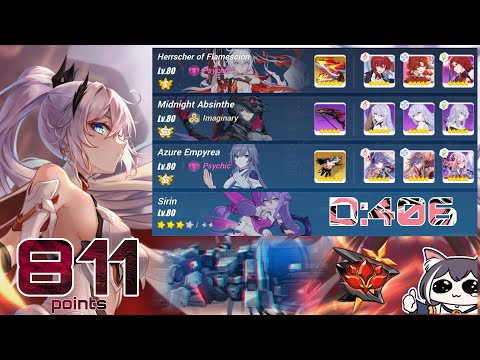 [Honkai Impact 3 SEA] EX Abyss RL (D406) - MHT-3B Nirvana (811 pts) HF(S2) MA(SSS) AE(SS) Sirin 3*