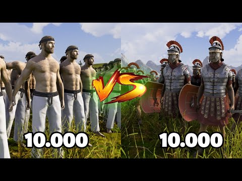 10.000 CHUCK NORRIS vs 10.000 ROMAN SOLDIERS - ULTIMATE EPIC BATTLE SIMULATOR 2