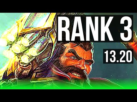 YI vs GRAVES (JNG) | Rank 1 Yi, Rank 3, 14/1/5, 500+ games, Godlike | TR Challenger | 13.20