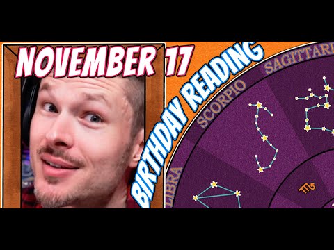 'Secret Language of Birthdays' November 17 Birthday Reading 🎉