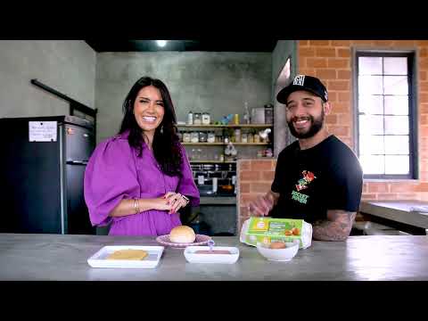 SANDUÍCHE VEGETARIANO COM LINGUIÇA DE PLANTA | SUPERMERCADO CASA DO ARROZ