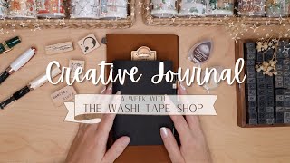 A Week With The Washi Tape Shop | Creative Journal with Me | Collage Journal | Passport TN