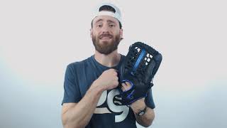 Video thumbnail: Mizuno MVP Prime 12.75'' Baseball Glove: GMVP1275PSE8 Black/Royal