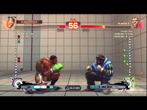 spDeeJay (Dee Jay) Vs onigiri-kai (Balrog) SSF4 AE Ranked Matches - PSN