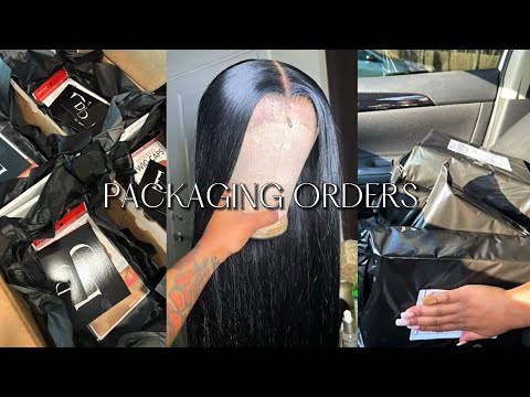 HOW I PACKAGE MY WIG ORDERS | AFFORDABLE PACKAGING ✅