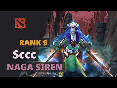 Sccc (Rank 9) plays Naga Siren Dota 2 Full Game
