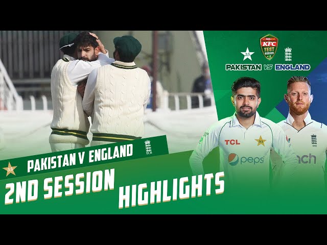 2nd Session Highlights | Pakistan vs England | 1st Test Day 1 | PCB | MY2T