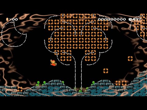 Super Mario Maker 2 - THE MANSION OF HORROR AND TIME 3 by zycou - No Commentary