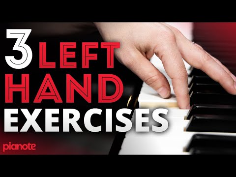 Top 3 Left-Hand Piano Exercises – Free Piano Lessons Online | The Note | Pianote