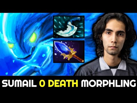 SUMAIL Mid Morphling 0 Death with Blink Dagger + Scepter Build