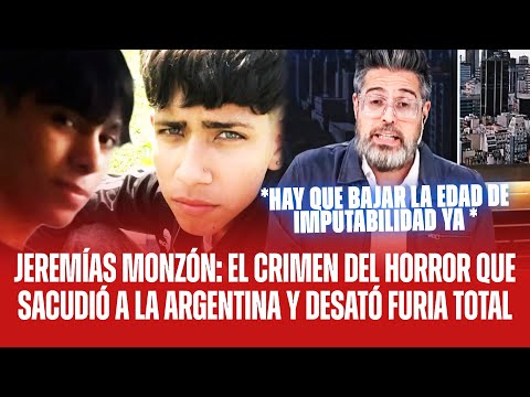 JEREMÍAS MONZÓN: EL CRIMEN DEL HORROR QUE SACUDIÓ A LA ARGENTINA Y DESATÓ FURIA TOTAL